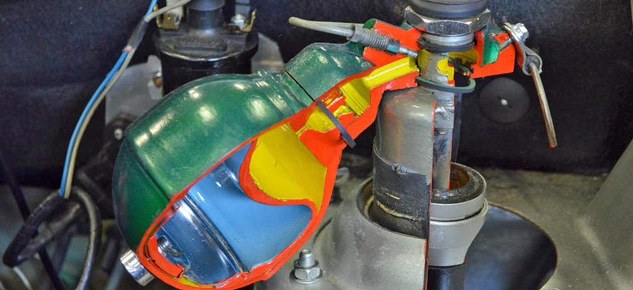 Hydropneumatické pruženie